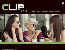 Tablet Screenshot of cup-cafe.at